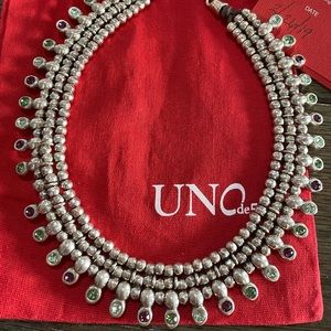Seeing is appreciating!  Uno de 50 silver necklace